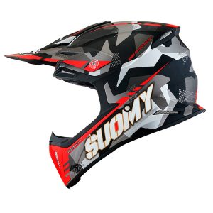 KACIGA SUOMY X-WING S CAMOUFLAGER MATT RED