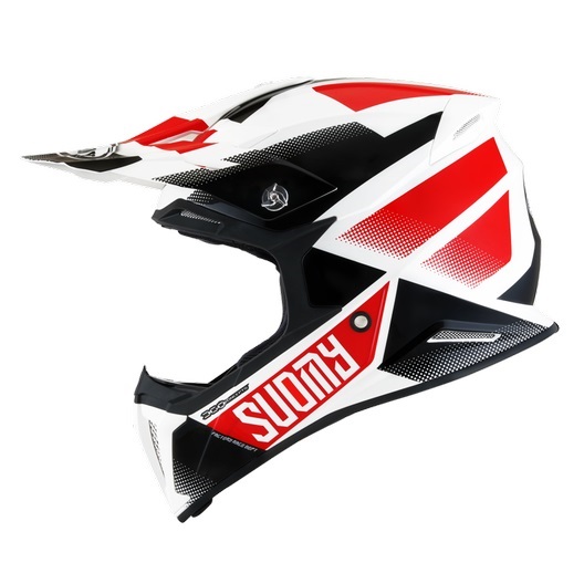 KACIGA SUOMY X-WING XXL GRIP WHITE/RED