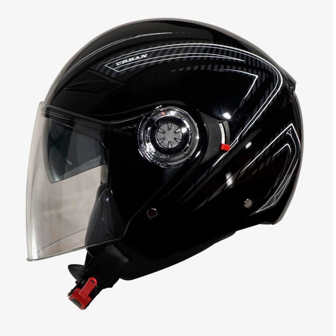 KACIGA UNIK CJ-03 S LINE SIVO CRNA