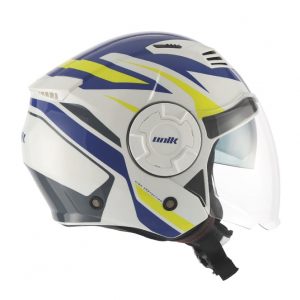 KACIGA UNIK MERCURY M U-16  ŽUTO PLAVA JET