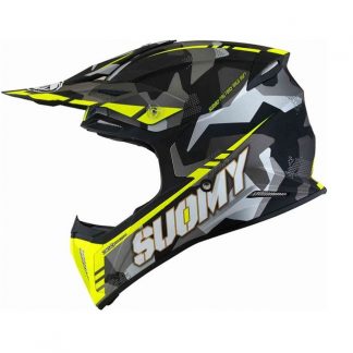 KACIGA SUOMY X-WING XL CAMOUFLAGER MATT YELLOW