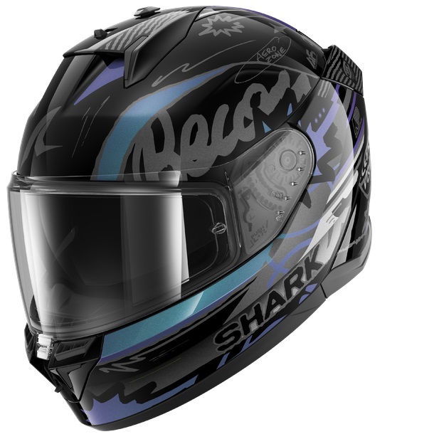 KACIGA SHARK D-SKWAL3 L STREETRUSH BLACK GLITTER
