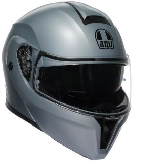 KACIGA AGV STREETMODULAR S MONO MAT SILVER