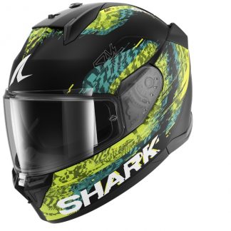 KACIGA SHARK D-SKWAL3 XS SPEED-VIB MAT ŽUTO CRNO Z