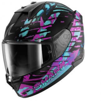 KACIGA SHARK D-SKWAL3 XS REPTAIA MAT BLACK GLITTER