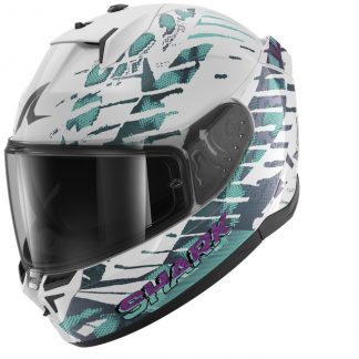 KACIGA SHARK D-SKWAL3 XS REPTAIA WHITE GLITTER