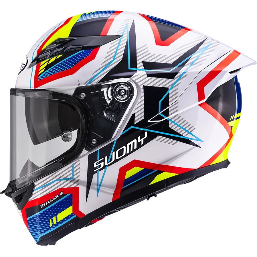 KACIGA SUOMY STELLAR2 L BLACKSTAR WHITE BLUE