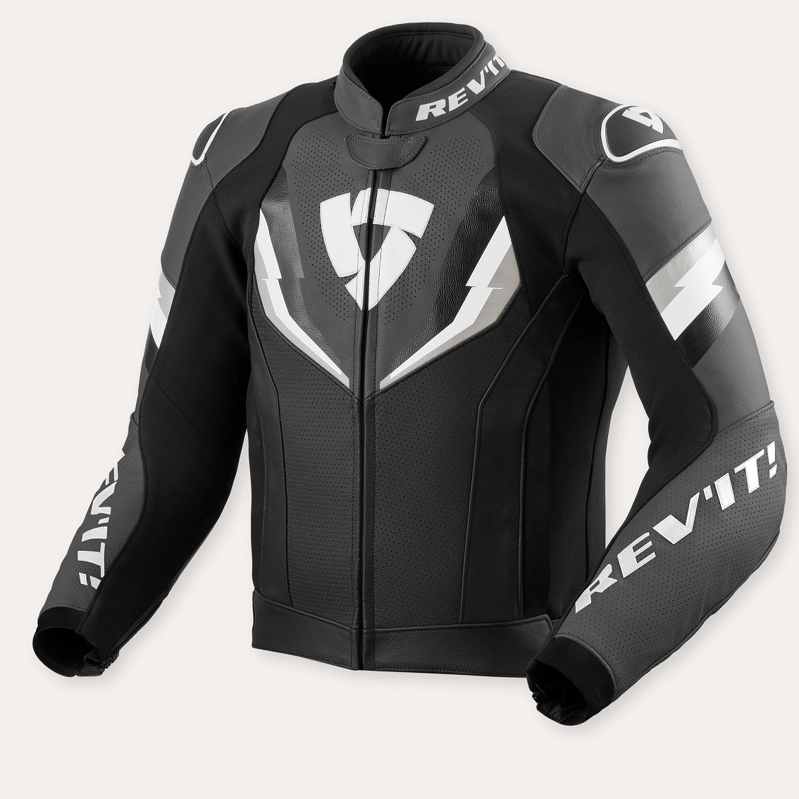 JAKNA REV'IT QUANTUM3 M54 KOŽNA CRNA ANTHRACITE