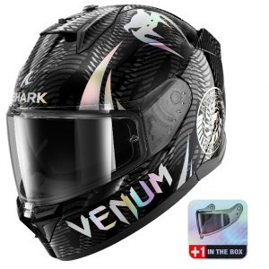 KACIGA SHARK D-SKWAL3 S VENUM BLACK CHROME ANTHRAC