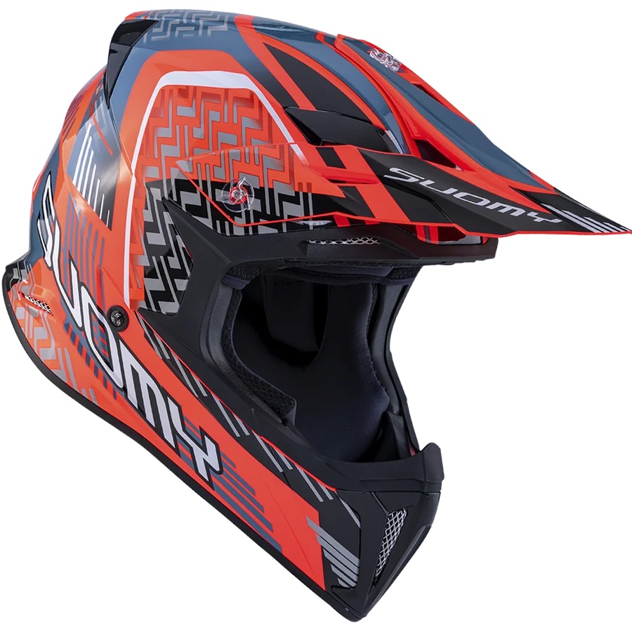 KACIGA SUOMY X-WING L MOTLEY RED BLACK