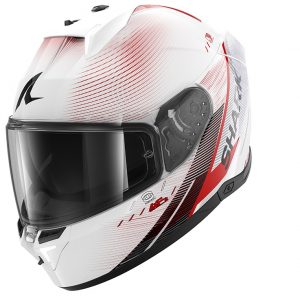 KACIGA SHARK SKWAL i3 M SPEED-TECH BIJELO CRVENA