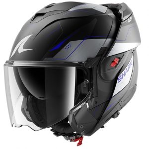 KACIGA SHARK OXO XXL MEKARIUM MAT CRNO PLAVA