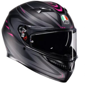 KACIGA AGV K3 M SYTH MATT BLACK/PINK