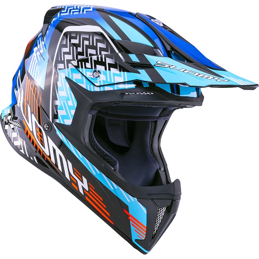 KACIGA SUOMY X-WING M MOTLEY BLUE BLACK
