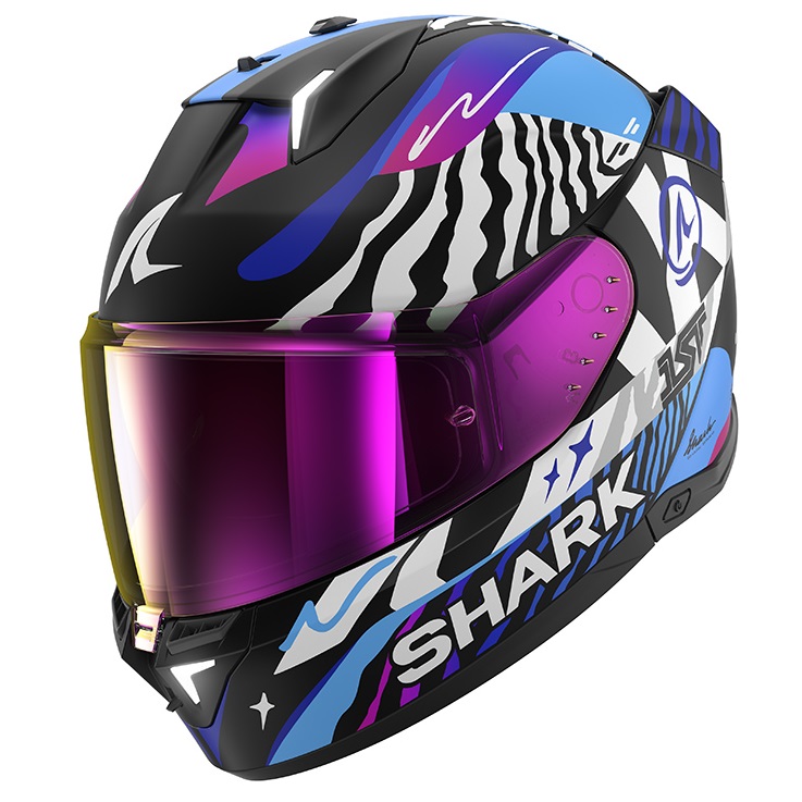 KACIGA SHARK SKWAL i3 XL SPEED FANCY PLAVO BIJELA
