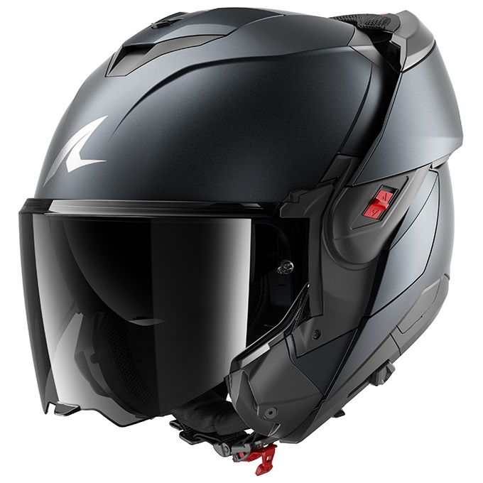 KACIGA SHARK OXO XL DARK SHADOW BLANK MAT MODRA