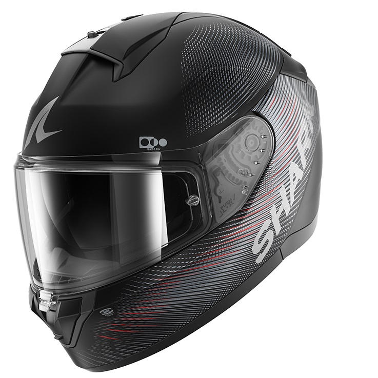 KACIGA SHARK RIDILL2 XXL SP LYNE MAT CRNA ANTRACIT