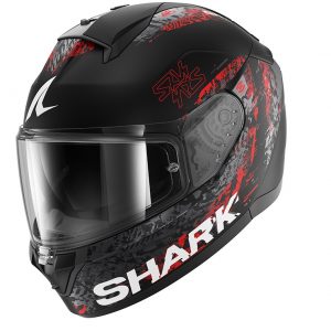 KACIGA SHARK RIDILL2 S SPEED-VIB MAT CRNO CRVENA