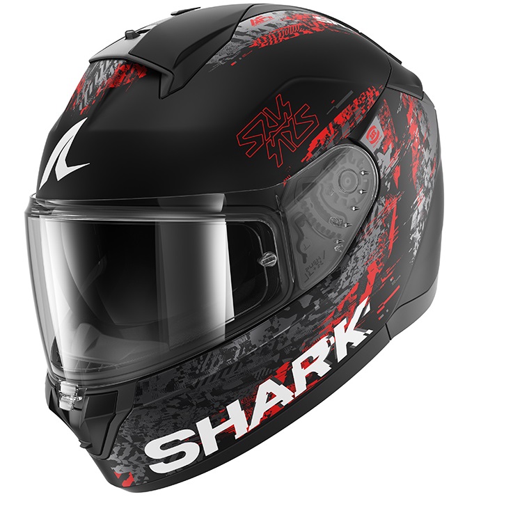 KACIGA SHARK RIDILL2 S SPEED-VIB MAT CRNO CRVENA