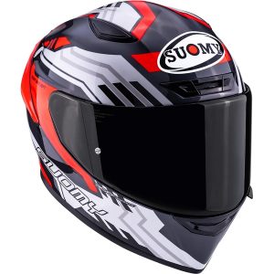 KACIGA SUOMY TRACK-1 M FRAMEWORK WHITE RED