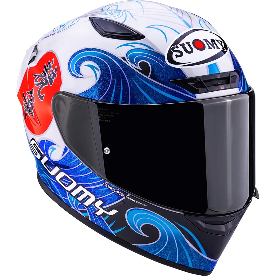KACIGA SUOMY TRACK-1 S WAVES WHITE