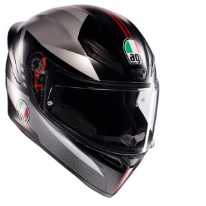 KACIGA AGV K1S XXL LAP MATTBLACK/GREY/RED