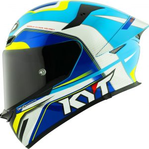 KACIGA KYT TT-REVO S GRAND PRIX WHITE/LIGHT BLUE